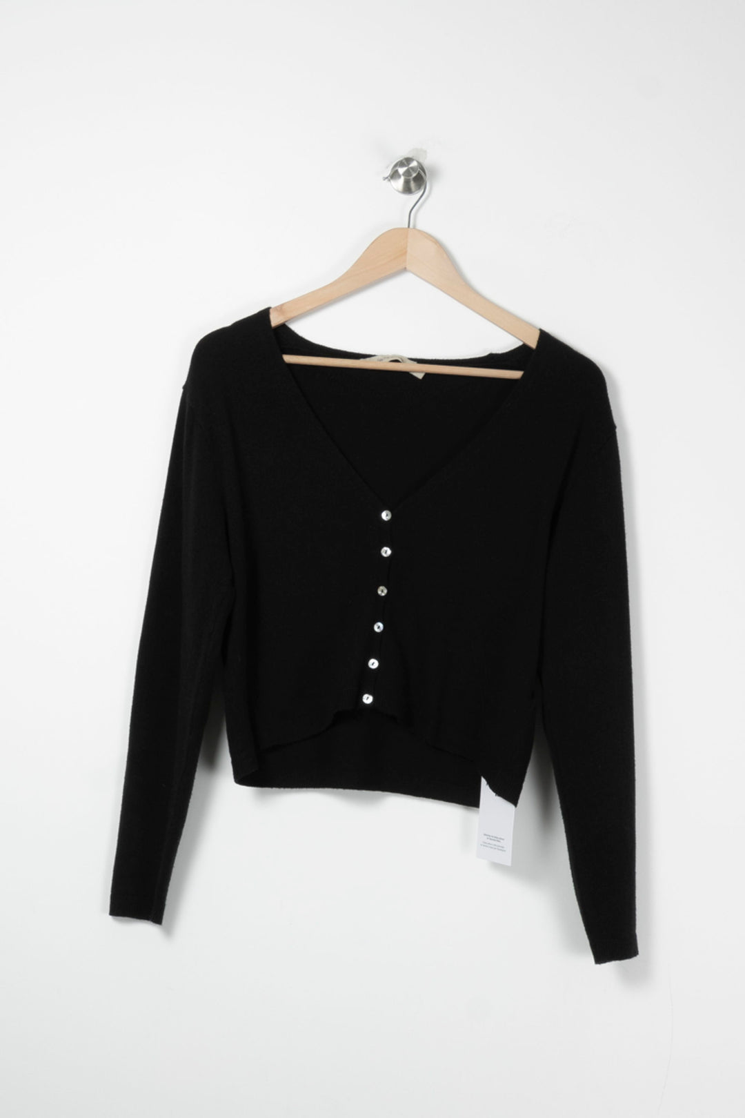 Cardigan Noir - Taille M/38 de la marque La Fée Maraboutée | PARAD89092 - Vendu par Paradigme - Image 2