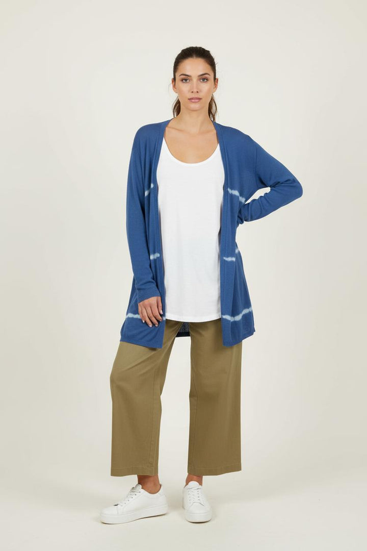 Gilet Bleu et Blanc - Taille M/38 de la marque La Fée Maraboutée | PARAD89107 - Vendu par Paradigme - Image 1