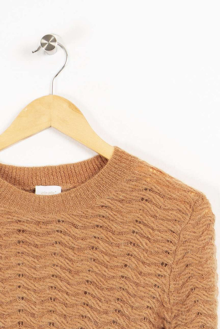 Brauner Pullover – Größe M/38