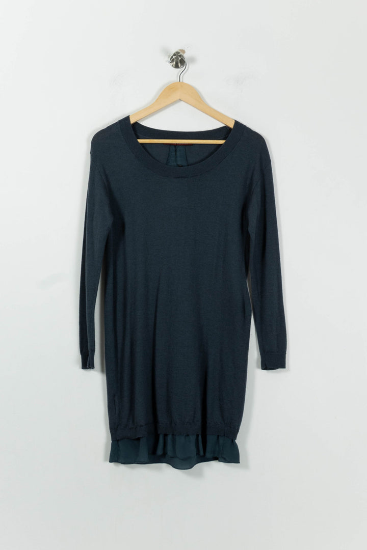 Robe Pull Bleue - Taille XS/34 de la marque Comptoir des Cotonniers | PARAD89121 - Vendu par Paradigme - Image 2