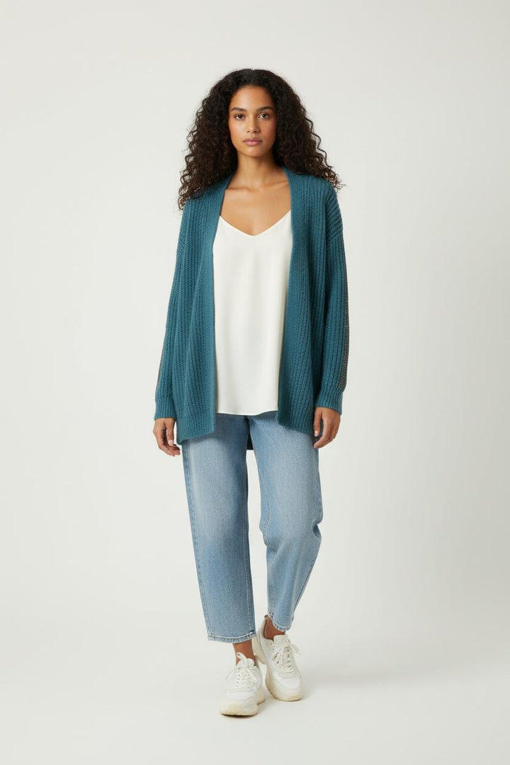 Gilet Bleu - Taille S/36 de la marque La Fée Maraboutée | PARAD89128 - Vendu par Paradigme - Image 1