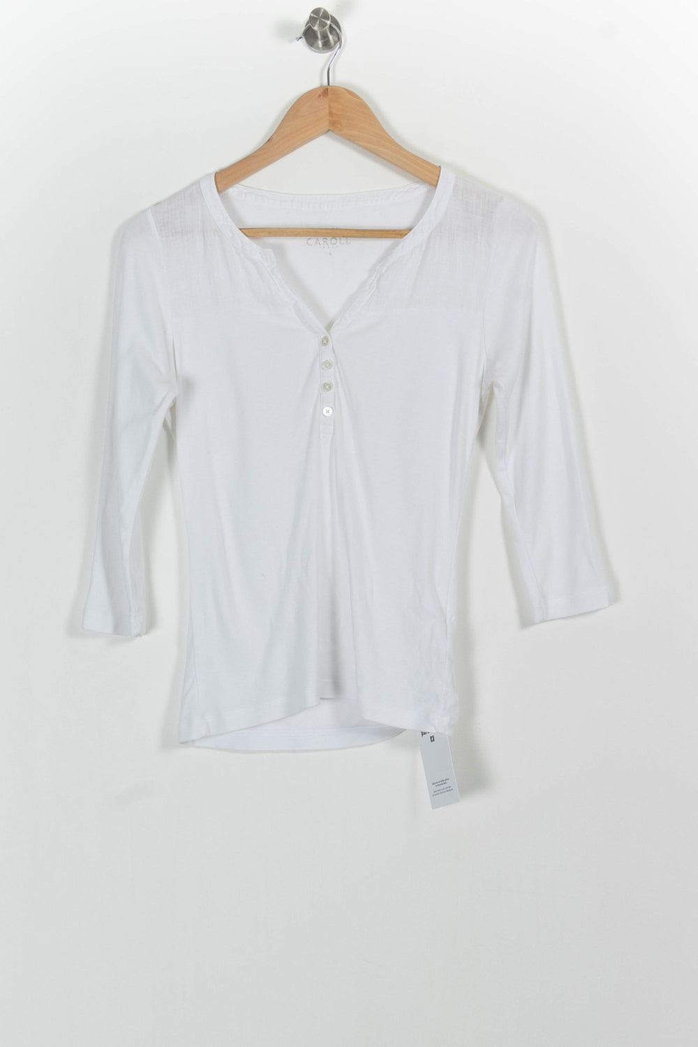 Tunique Blanche - Taille M/38 de la marque Caroll | PARAD89134 - Vendu par Paradigme - Image 2