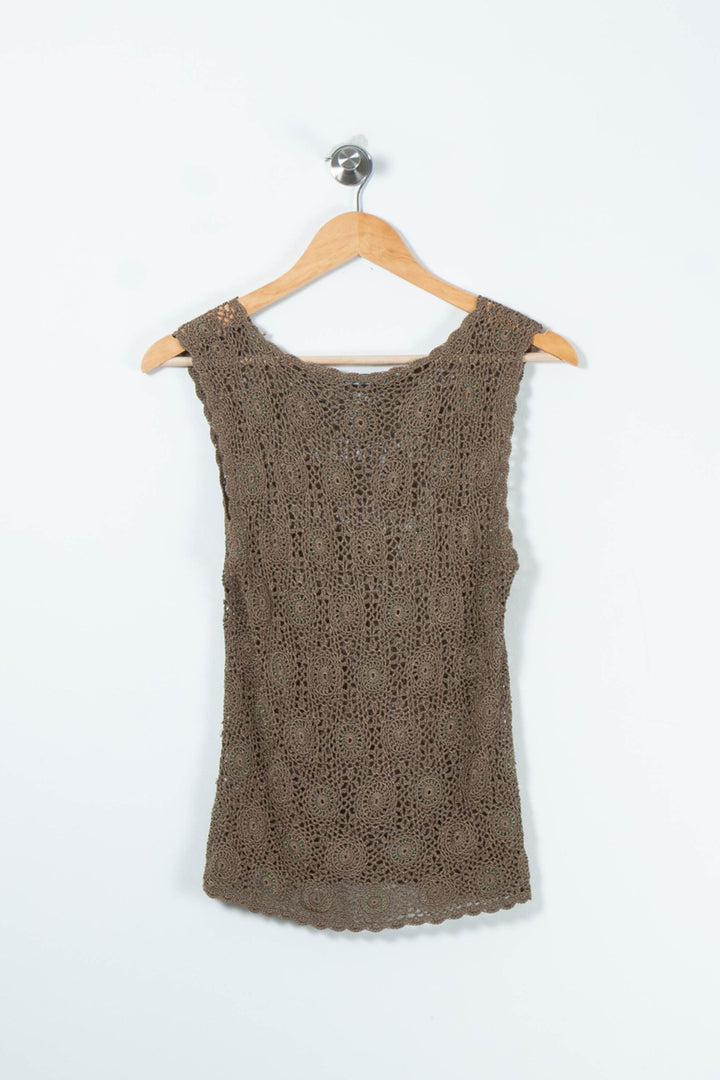 Débardeur Vert - Taille L/40 de la marque Caroll | PARAD89137 - Vendu par Paradigme - Image 4