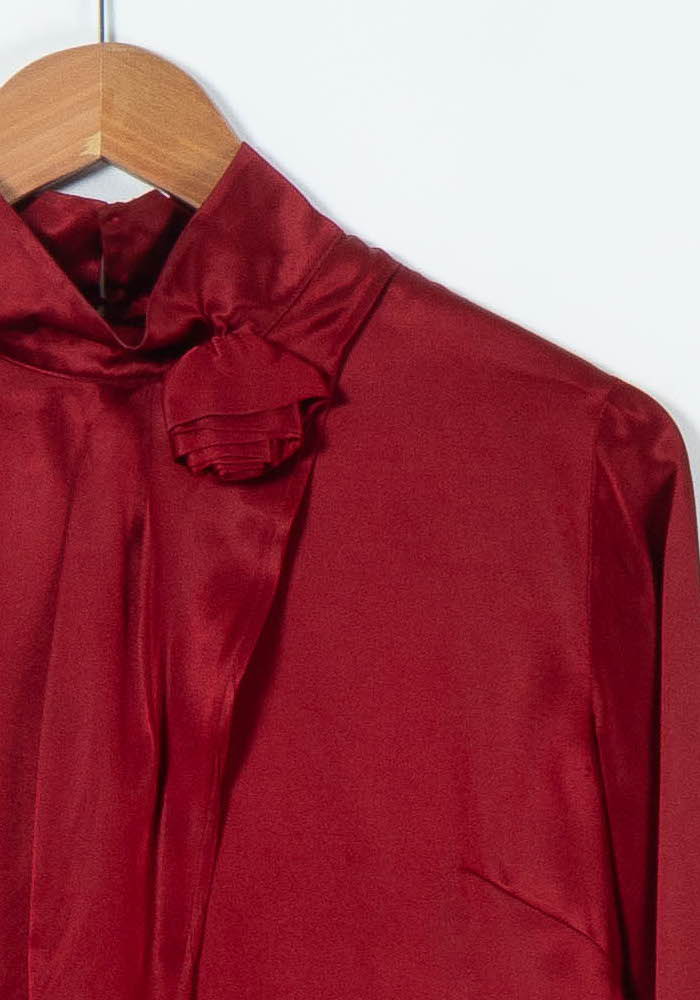 Blouse Bordeaux - Taille M/38 de la marque ZAPA | PARAD89145 - Vendu par Paradigme - Image 3