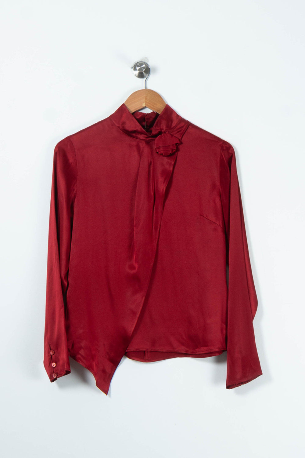 Blouse Bordeaux - Taille M/38 de la marque ZAPA | PARAD89145 - Vendu par Paradigme - Image 2