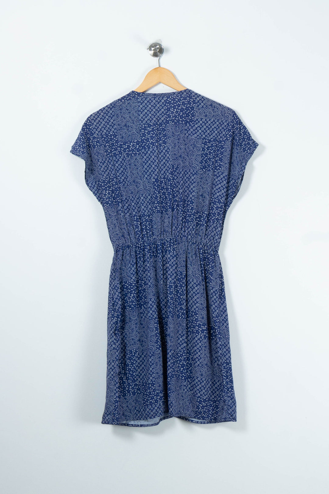 Robe Cache-Cœur Bleue - Taille L/40 de la marque I.Code | PARAD89146 - Vendu par Paradigme - Image 4