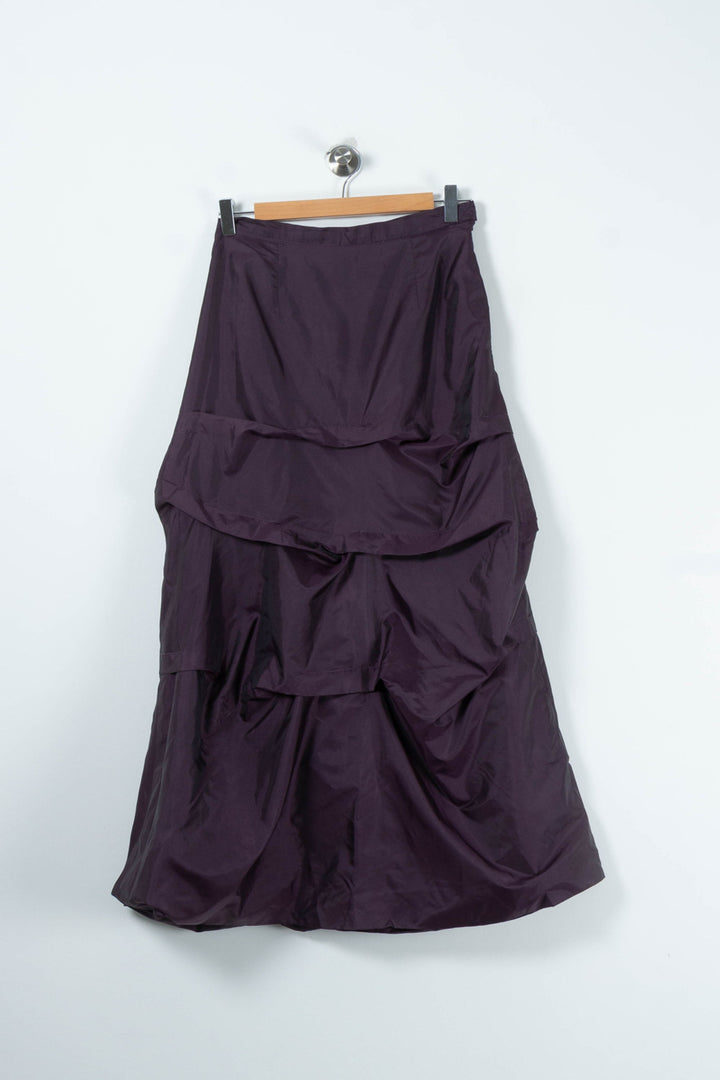 Jupe Longue Violette - Taille S/36 de la marque Derhy | PARAD89149 - Vendu par Paradigme - Image 2