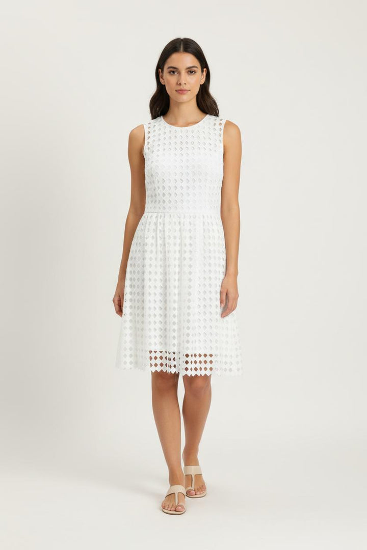 Robe en Dentelle Blanche - Taille S/36 de la marque Derhy | PARAD89150 - Vendu par Paradigme - Image 1