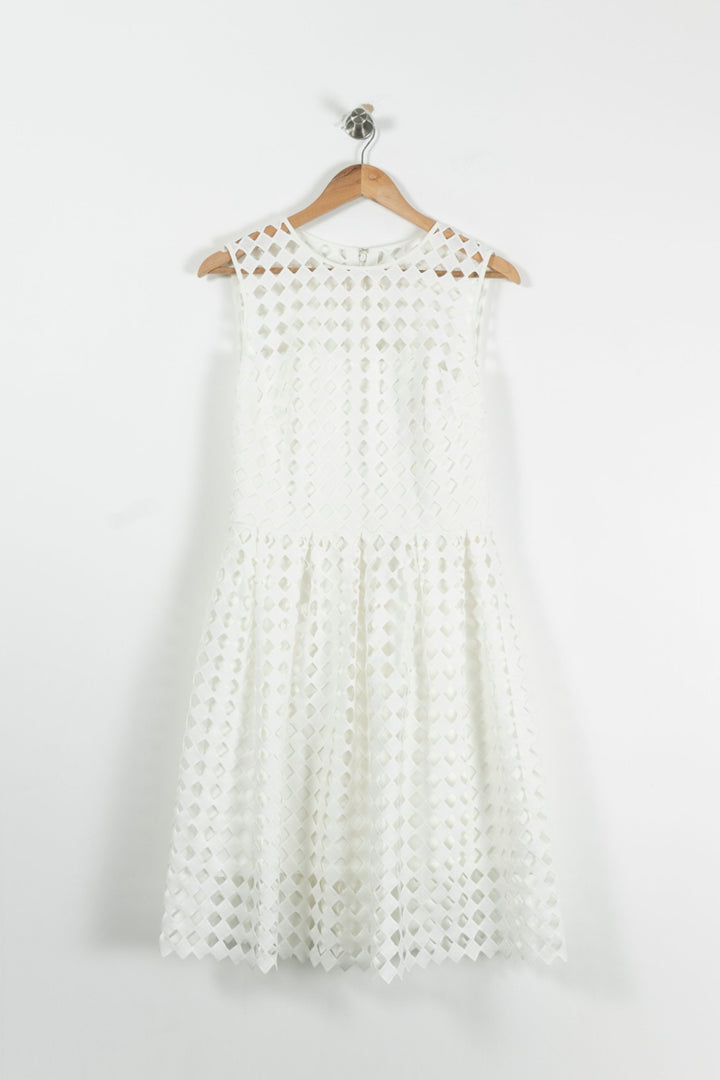 Robe en Dentelle Blanche - Taille S/36 de la marque Derhy | PARAD89150 - Vendu par Paradigme - Image 2