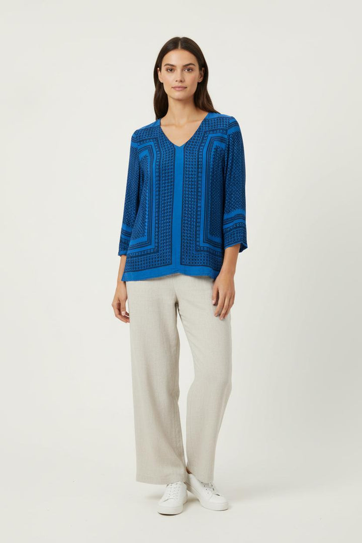 Blouse Bleue - Taille S/36 de la marque Maison 123 | PARAD89161 - Vendu par Paradigme - Image 1