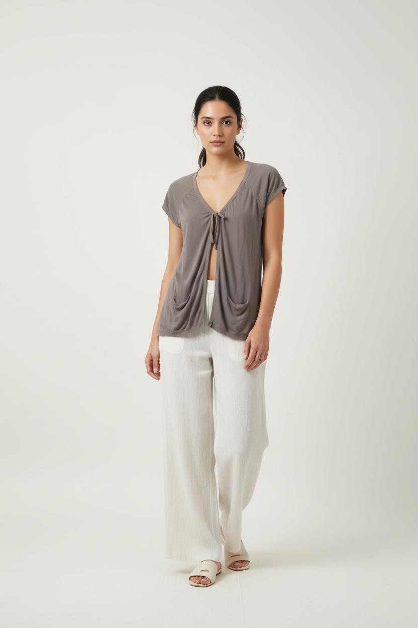 Gilet Gris - Taille M/38 de la marque Comptoir des Cotonniers | PARAD89165 - Vendu par Paradigme - Image 1
