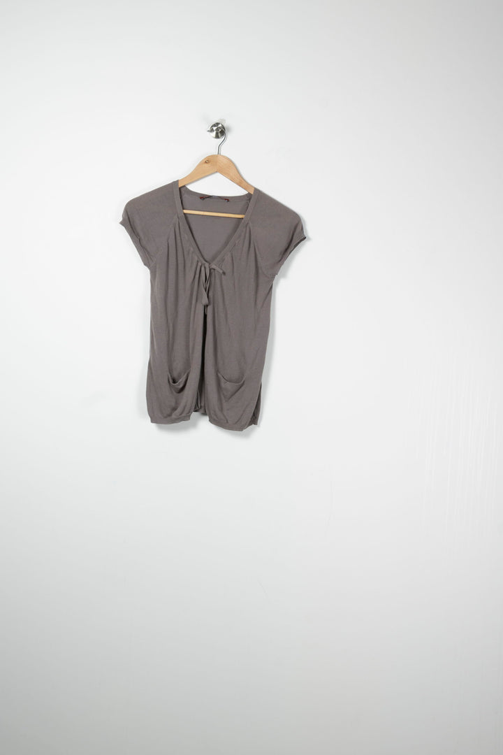 Gilet Gris - Taille M/38 de la marque Comptoir des Cotonniers | PARAD89165 - Vendu par Paradigme - Image 2