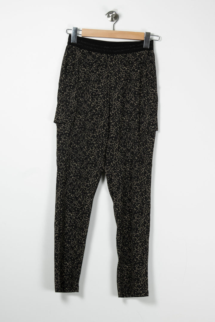 Pantalon Noir et Beige - Taille M/38 de la marque IKKS | PARAD89183 - Vendu par Paradigme - Image 2