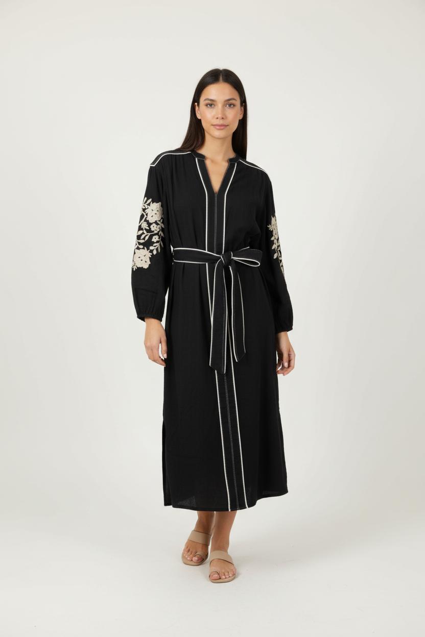 Robe Longue Noire et Blanche - Taille XL/42 de la marque Stella Forest | PARAD89192 - Vendu par Paradigme - Image 1
