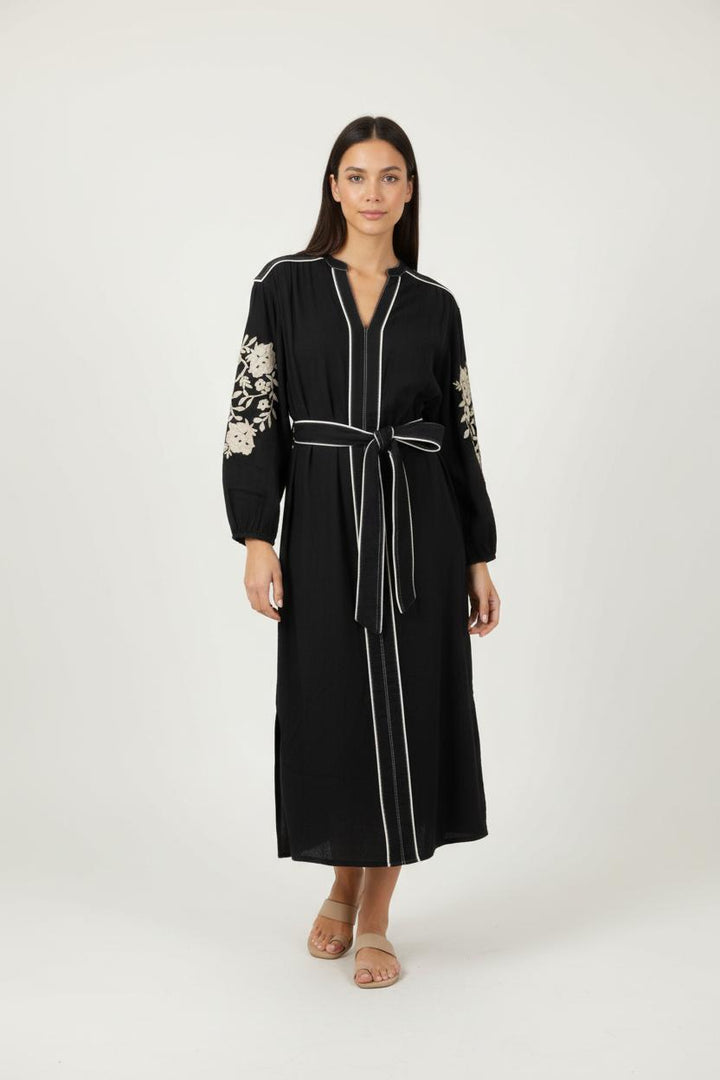 Robe Longue Noire et Blanche - Taille XL/42 de la marque Stella Forest | PARAD89192 - Vendu par Paradigme - Image 1
