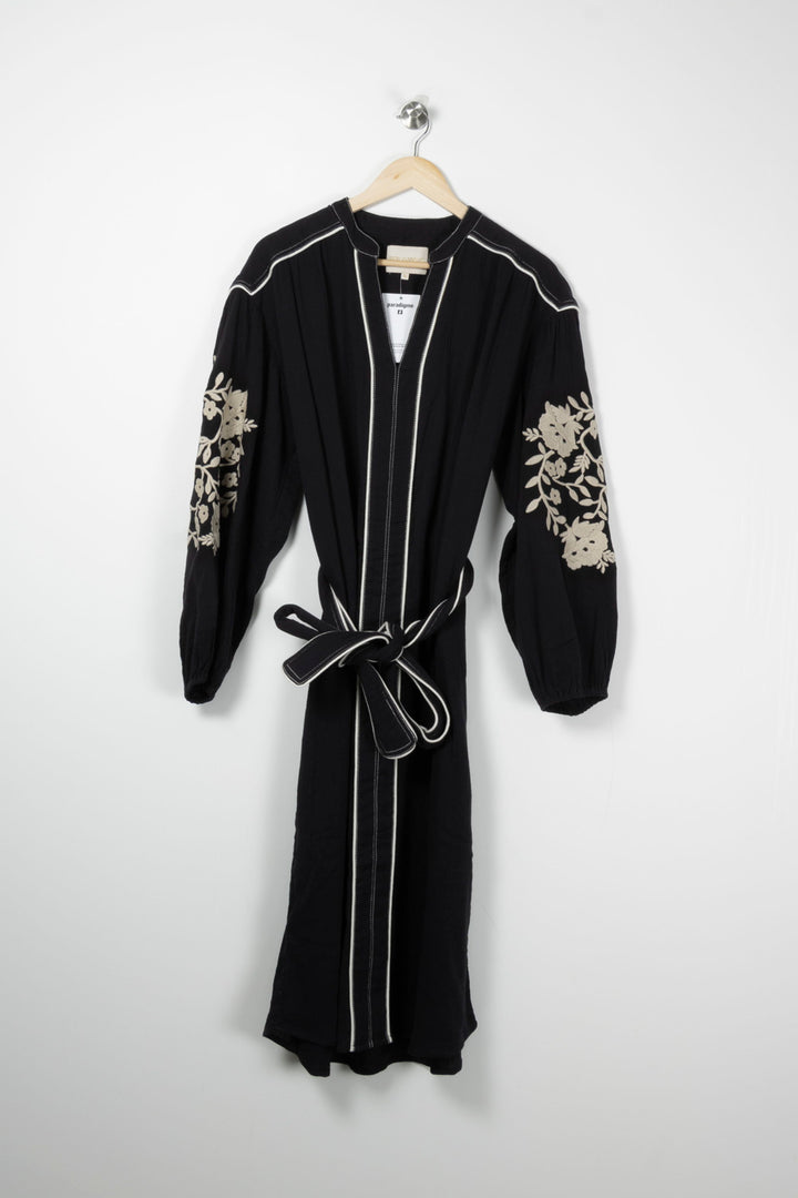 Robe Longue Noire et Blanche - Taille XL/42 de la marque Stella Forest | PARAD89192 - Vendu par Paradigme - Image 2