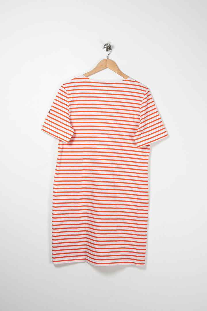 Robe Courte Blanche et Orange - Taille XL/42 de la marque Saint James | PARAD89194 - Vendu par Paradigme - Image 4