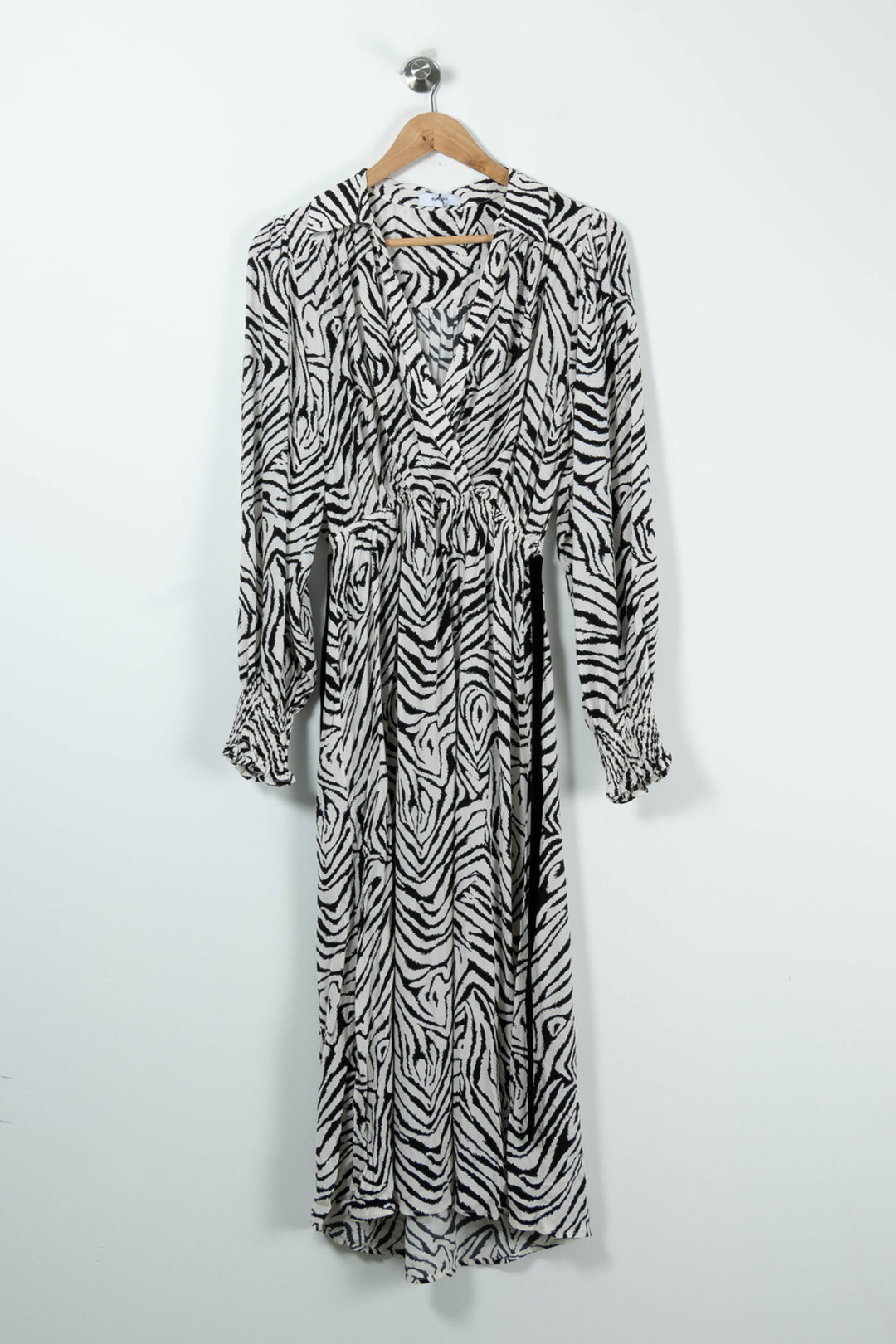 Robe Longue Blanche et Noire - Taille S/36 de la marque Suncoo | PARAD89204 - Vendu par Paradigme - Image 2