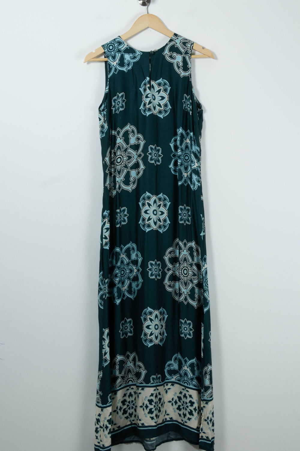 Robe Longue Verte et Blanche - Taille S/36 de la marque La Fée Maraboutée | PARAD89215 - Vendu par Paradigme - Image 2