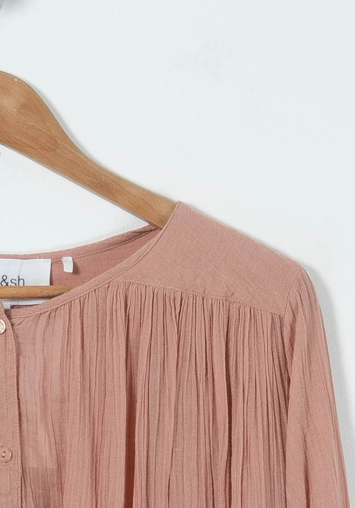 Blouse Rose - Taille XS/34 de la marque ba&sh | PARAD89217 - Vendu par Paradigme - Image 3