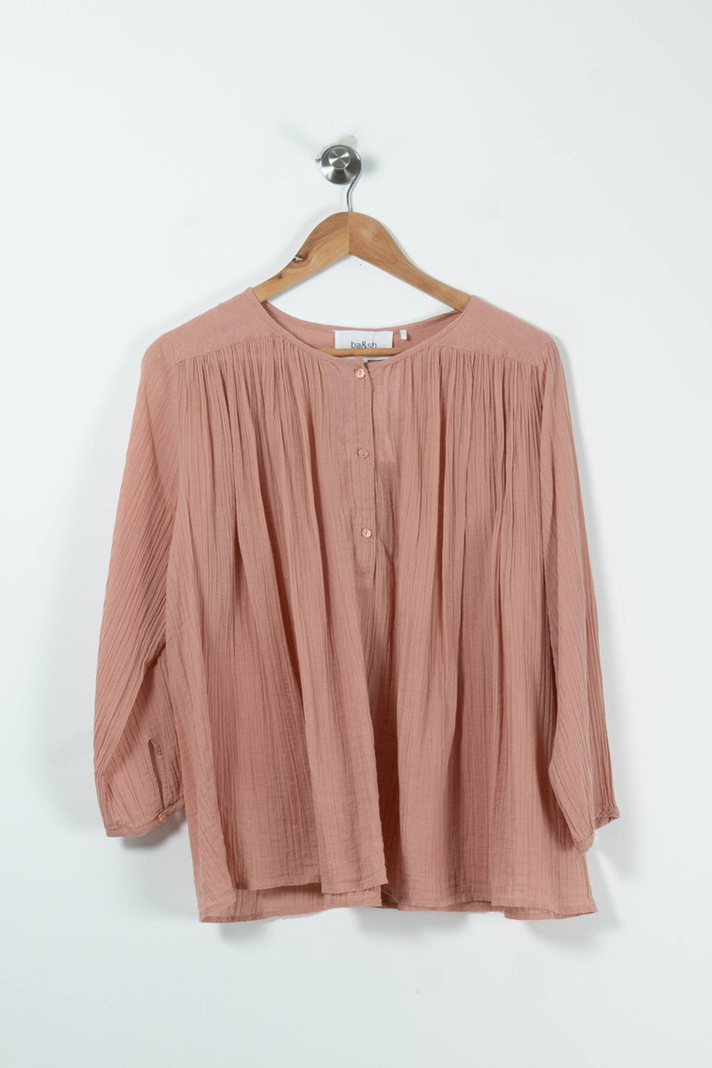 Blouse Rose - Taille XS/34 de la marque ba&sh | PARAD89217 - Vendu par Paradigme - Image 2