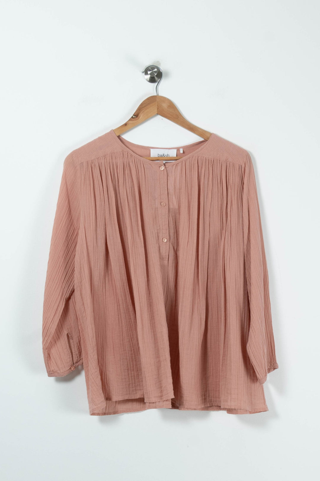 Blouse Rose - Taille XS/34 de la marque ba&sh | PARAD89217 - Vendu par Paradigme - Image 2