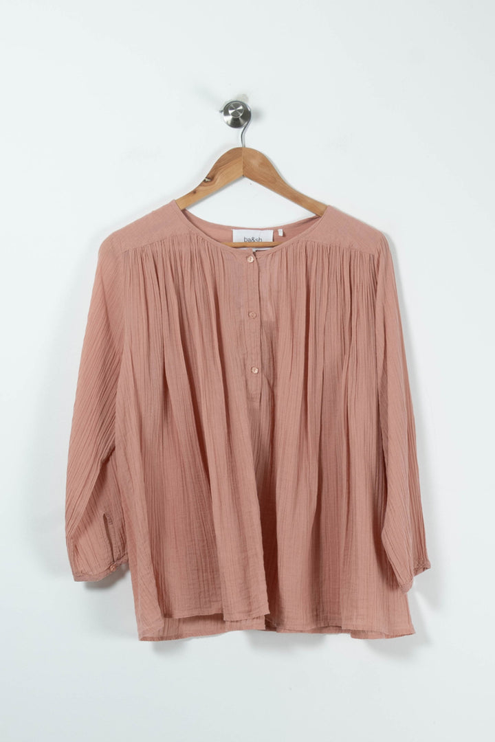 Blouse Rose - Taille XS/34 de la marque ba&sh | PARAD89217 - Vendu par Paradigme - Image 2