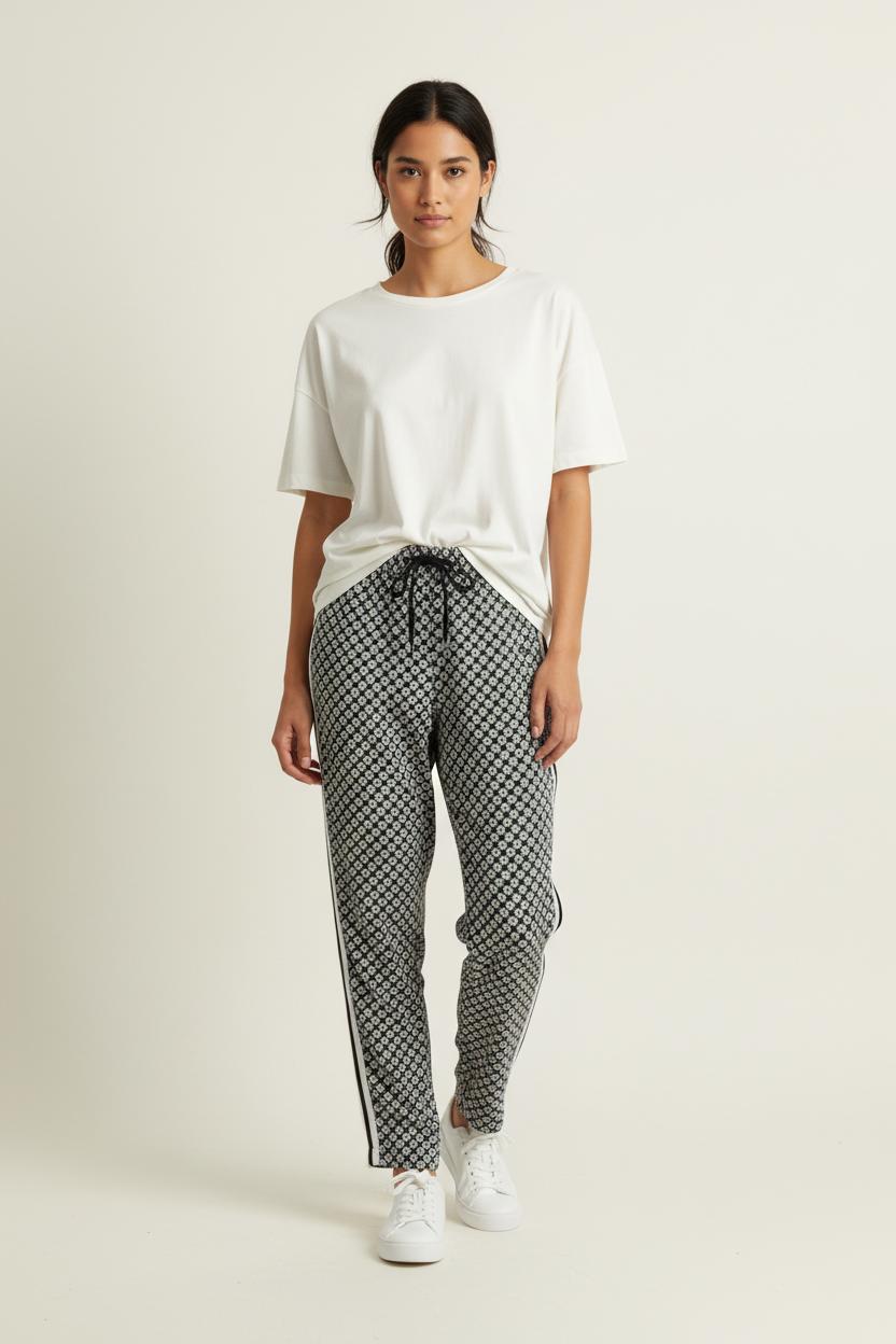 Pantalon Large Vert et Noir - Taille S/36 de la marque Maje | PARAD89221 - Vendu par Paradigme - Image 1