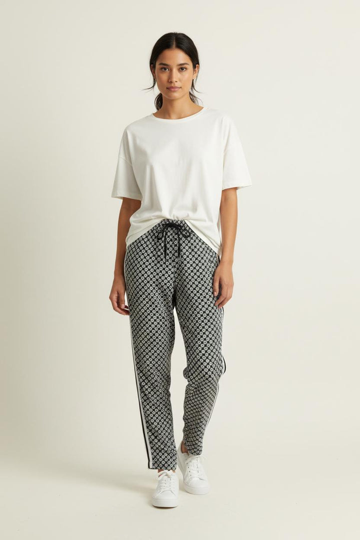 Pantalon Large Vert et Noir - Taille S/36 de la marque Maje | PARAD89221 - Vendu par Paradigme - Image 1