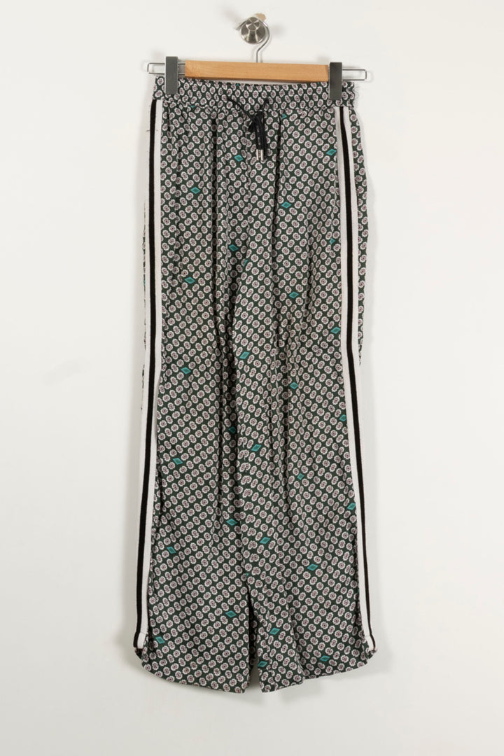 Pantalon Large Vert et Noir - Taille S/36 de la marque Maje | PARAD89221 - Vendu par Paradigme - Image 2