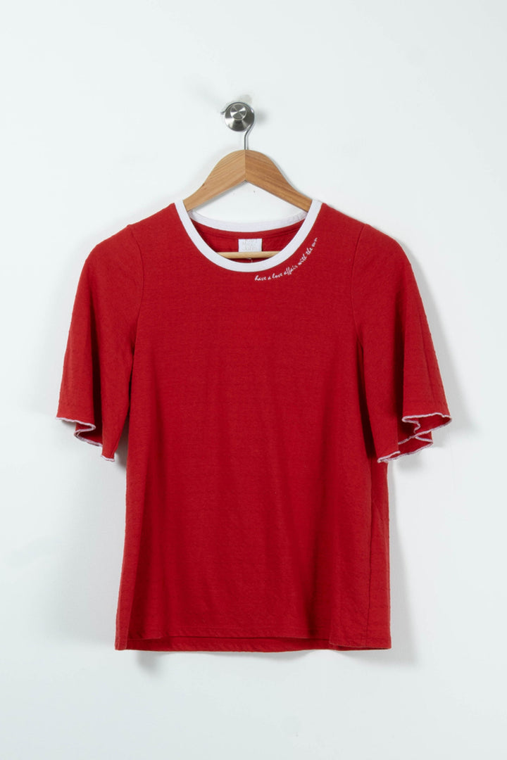 Tee-shirt Rouge - Taille S/36 de la marque Karl Marc John | PARAD89225 - Vendu par Paradigme - Image 2
