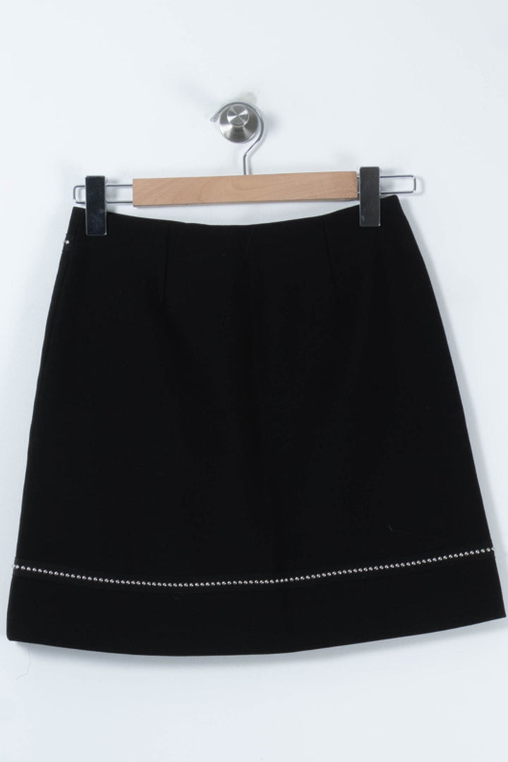 Jupe Courte Noire - Taille S/36 de la marque Maje | PARAD89228 - Vendu par Paradigme - Image 4