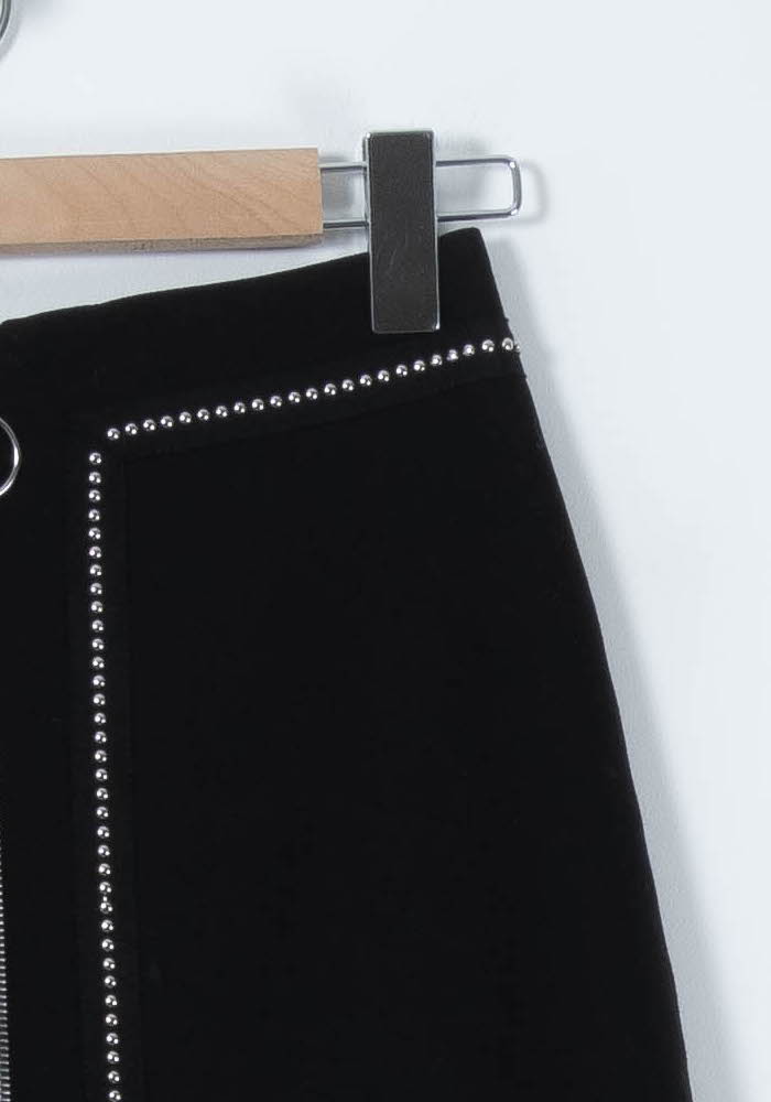 Jupe Courte Noire - Taille S/36 de la marque Maje | PARAD89228 - Vendu par Paradigme - Image 3