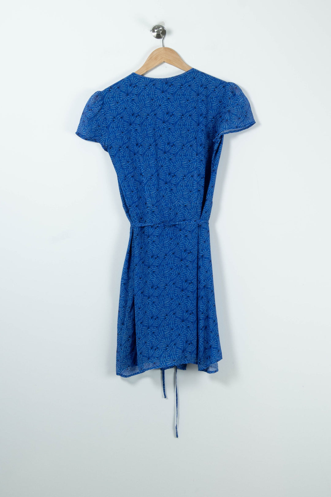 Robe Portefeuille Bleue - Taille S/36 de la marque Soi Paris | PARAD89232 - Vendu par Paradigme - Image 4