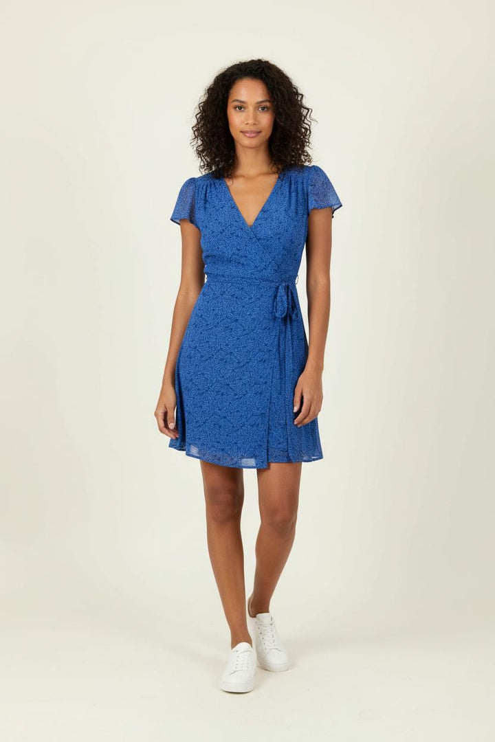Robe Portefeuille Bleue - Taille S/36 de la marque Soi Paris | PARAD89232 - Vendu par Paradigme - Image 1