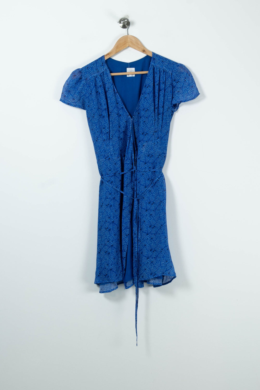 Robe Portefeuille Bleue - Taille S/36 de la marque Soi Paris | PARAD89232 - Vendu par Paradigme - Image 2