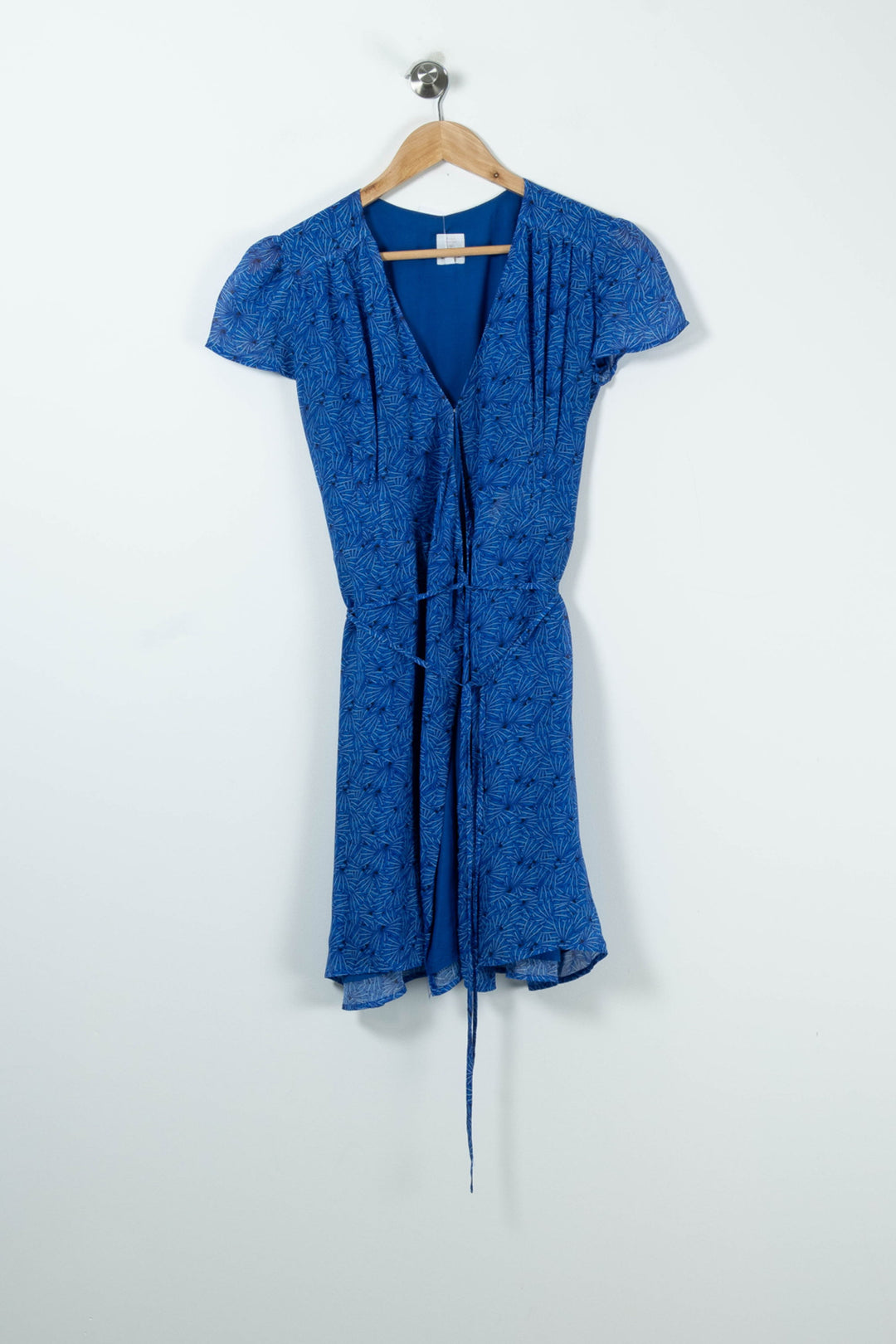 Robe Portefeuille Bleue - Taille S/36 de la marque Soi Paris | PARAD89232 - Vendu par Paradigme - Image 2