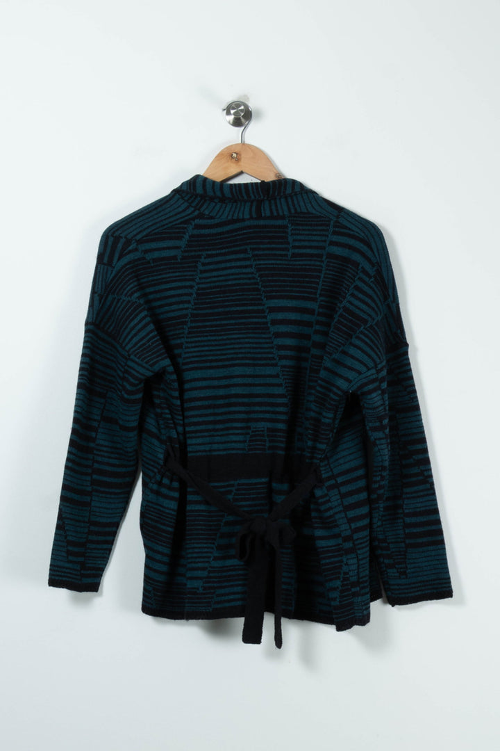 Gilet Vert et Noir - Taille S/36 de la marque La Fée Maraboutée | PARAD89237 - Vendu par Paradigme - Image 4
