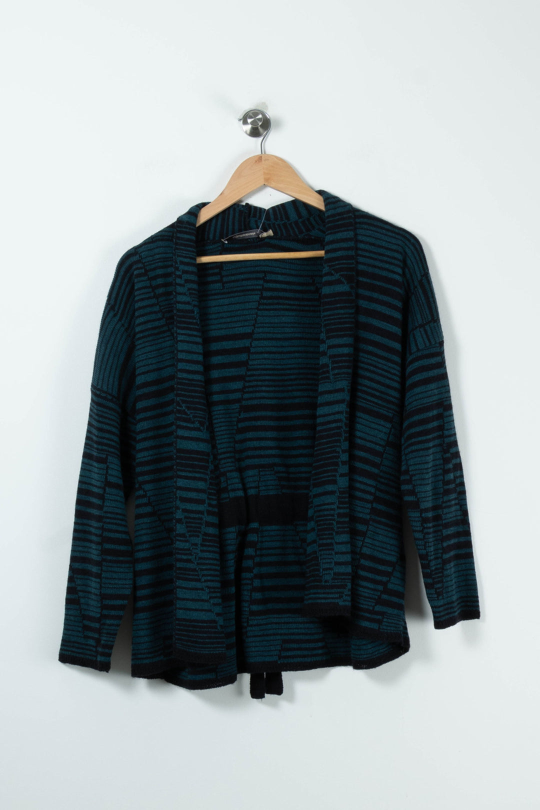 Gilet Vert et Noir - Taille S/36 de la marque La Fée Maraboutée | PARAD89237 - Vendu par Paradigme - Image 2