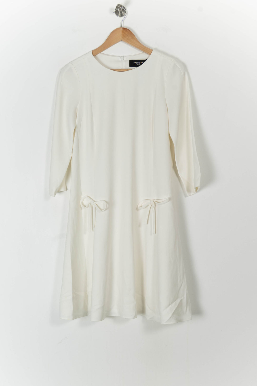 Robe Midi Blanche - Taille M/38 de la marque Paule Ka | PARAD89246 - Vendu par Paradigme - Image 2