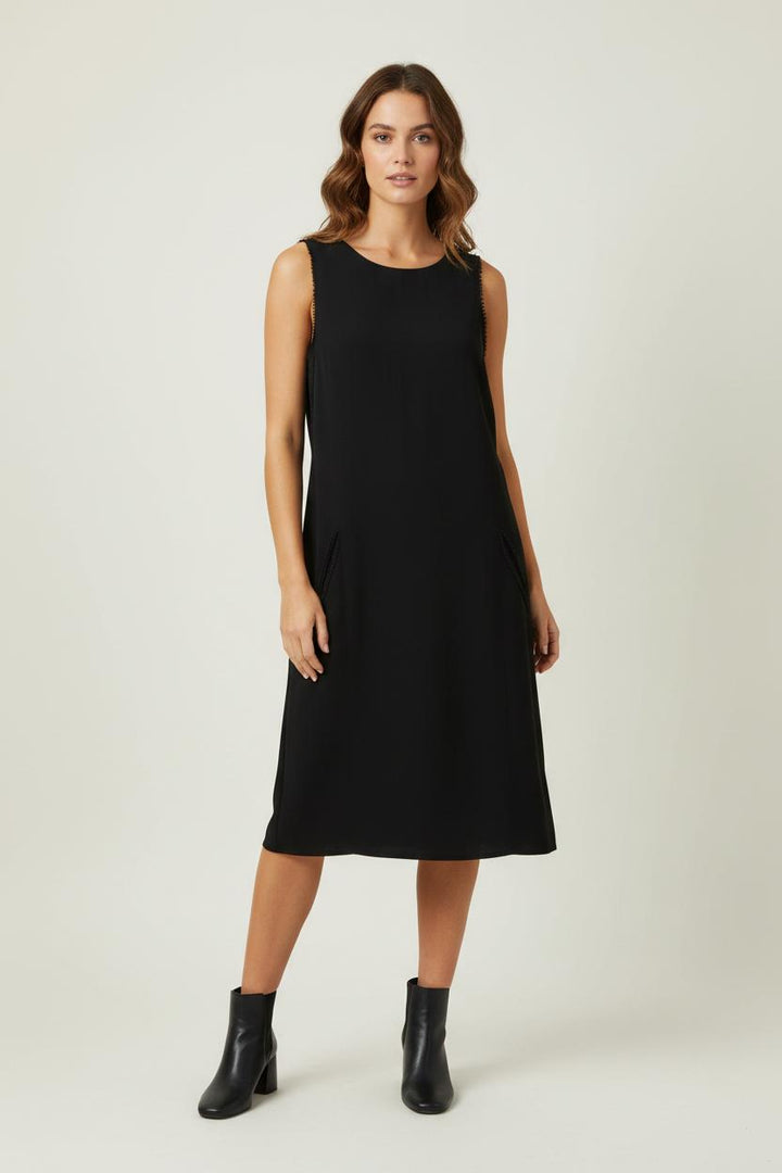 Robe Sans Manches Noire - Taille M/38 de la marque Claudie Pierlot | PARAD89271 - Vendu par Paradigme - Image 1