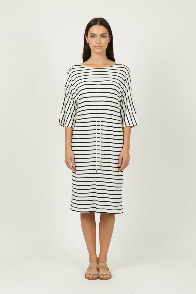 Robe Rayée Blanche et Noire - Taille XS/34 de la marque Filippa K | PARAD89278 - Vendu par Paradigme - Image 1