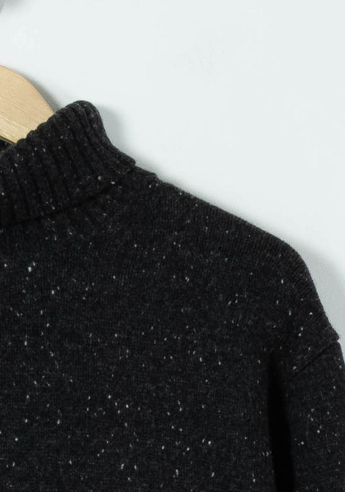 Pull Col Cheminée Noir - Taille XS/34 de la marque Joseph | PARAD89280 - Vendu par Paradigme - Image 3