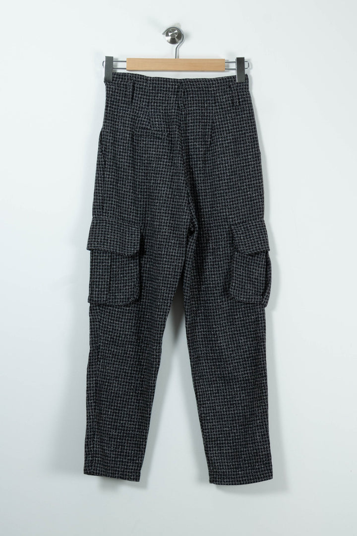 Pantalon Cargo Gris - Taille S/36 de la marque La Fée Maraboutée | PARAD89287 - Vendu par Paradigme - Image 4