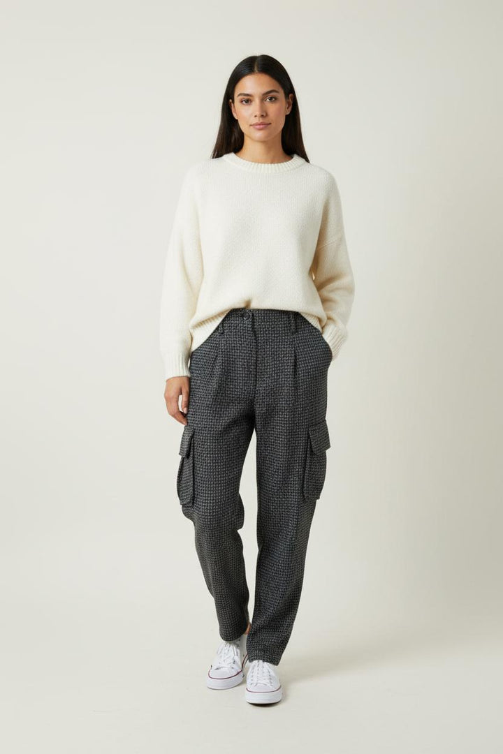 Pantalon Cargo Gris - Taille S/36 de la marque La Fée Maraboutée | PARAD89287 - Vendu par Paradigme - Image 1