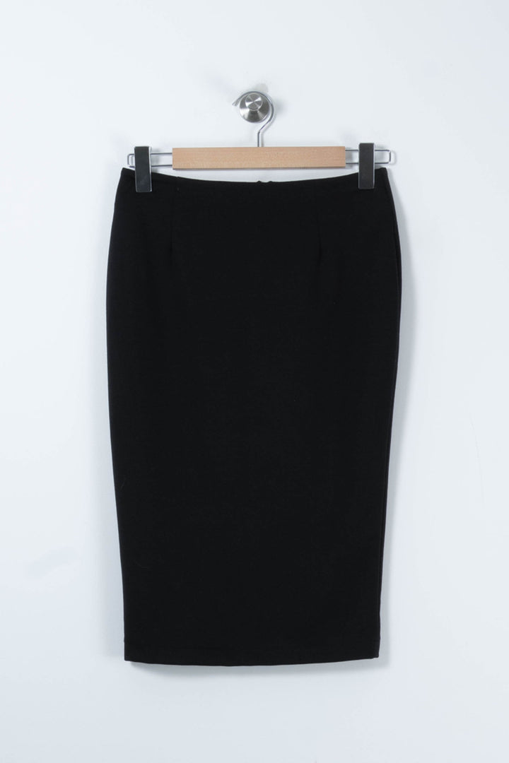 Jupe Crayon Noire - Taille S/36 de la marque La Fée Maraboutée | PARAD89291 - Vendu par Paradigme - Image 4