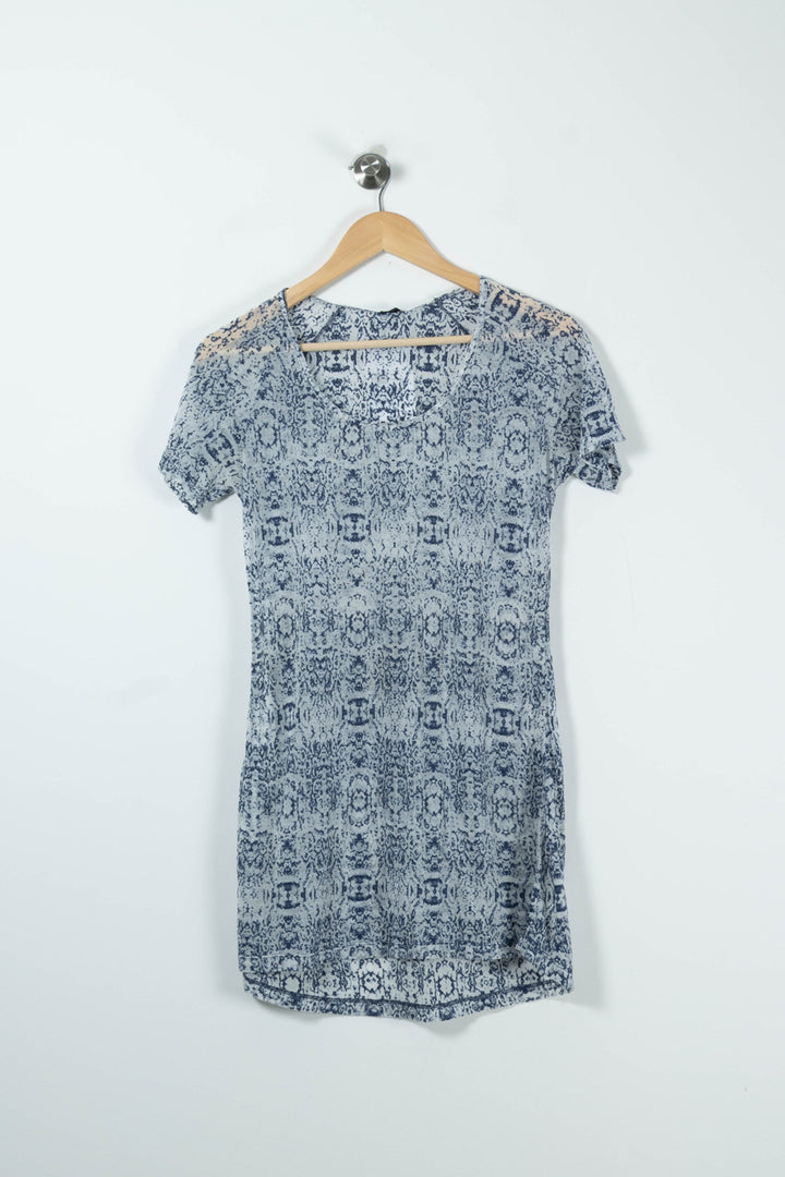 Tunique Bleu et Blanc - Taille M/38 de la marque IKKS | PARAD89300 - Vendu par Paradigme - Image 2