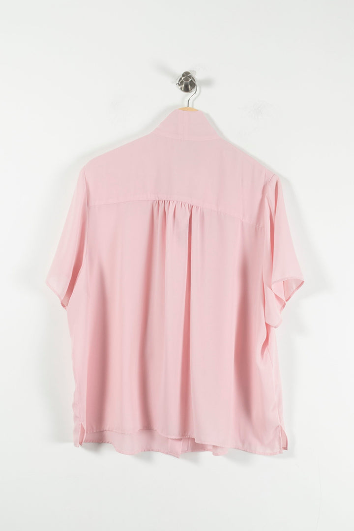 Blouse Lavallière Rose - Taille XXL/44 de la marque Weill | PARAD89303 - Vendu par Paradigme - Image 4