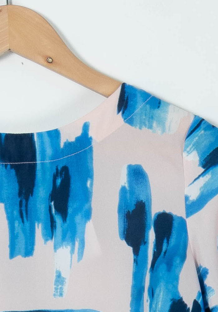 Blouse Rose et Bleue - Taille S/36 de la marque FRNCH | PARAD89312 - Vendu par Paradigme - Image 3