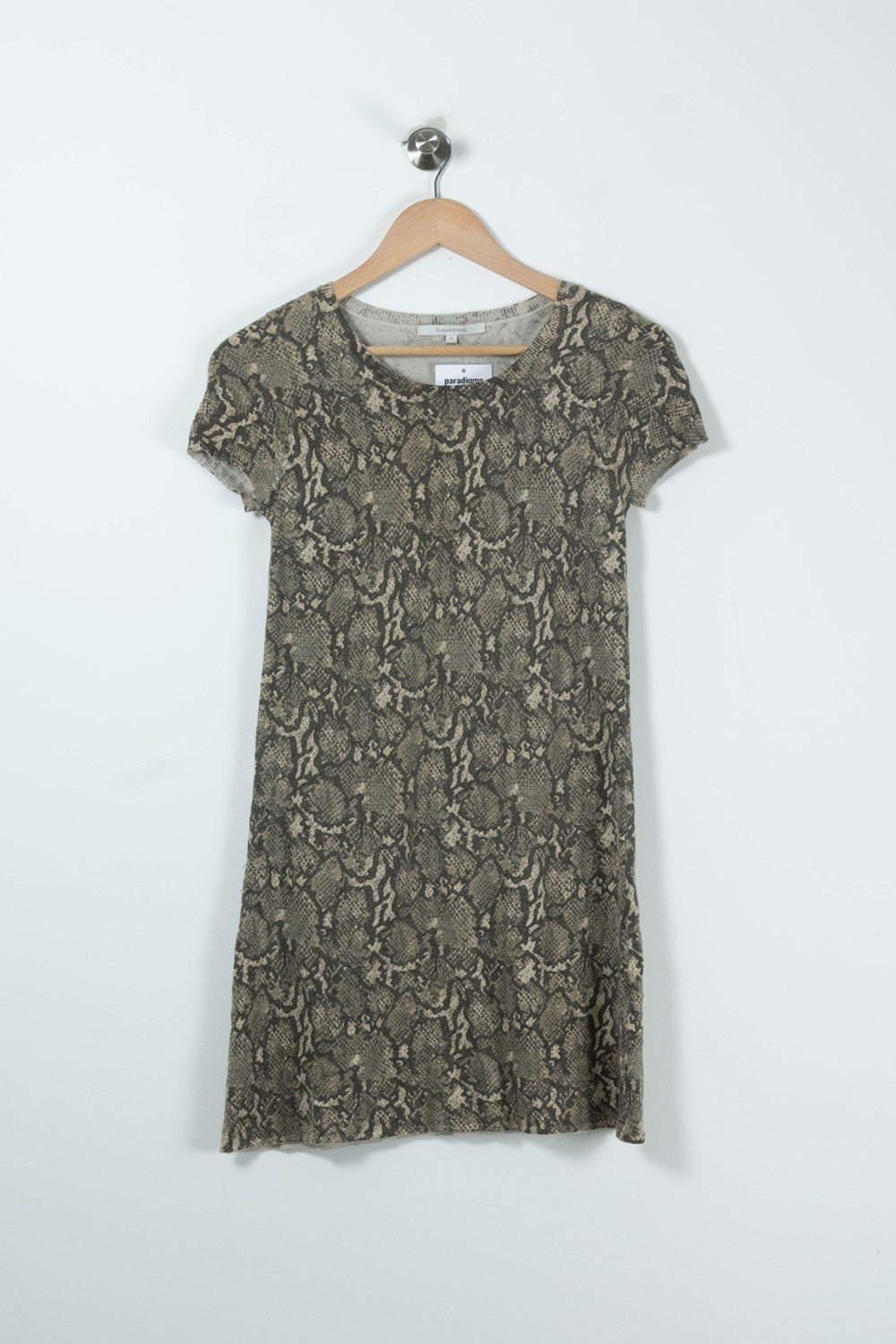 Robe Courte Beige et Noire - Taille S/36 de la marque Sud express | PARAD89316 - Vendu par Paradigme - Image 2